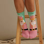 Christmas Fuzzy Socks Assorted Pack of 4 Frem