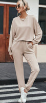 Khaki Corded Pant Set Florida Girl Fashion Boutique