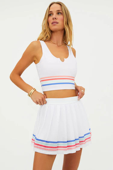 Beach Riot Irina Skirt Bright White Horizon