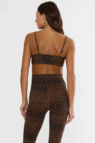 Beach Riot Sara Top Caramel Leopard