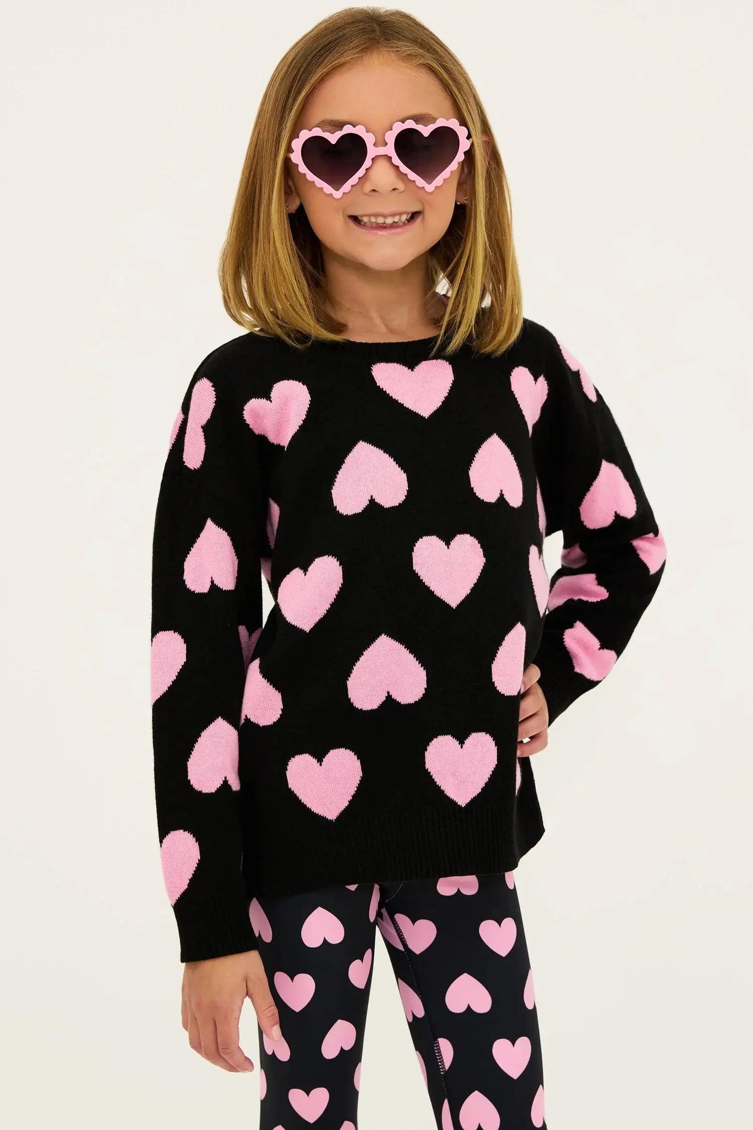 Beach Riot Little Callie Sweater Love Heart Beach Riot