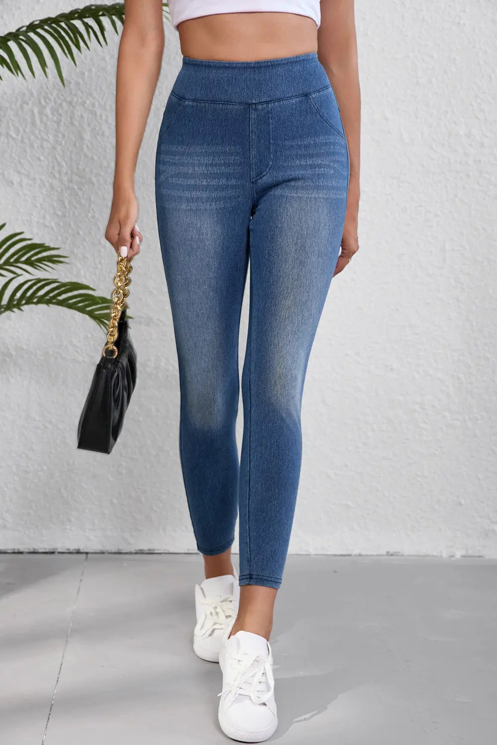 Mid Wash Denim Jegging Florida Girl Fashion Boutique