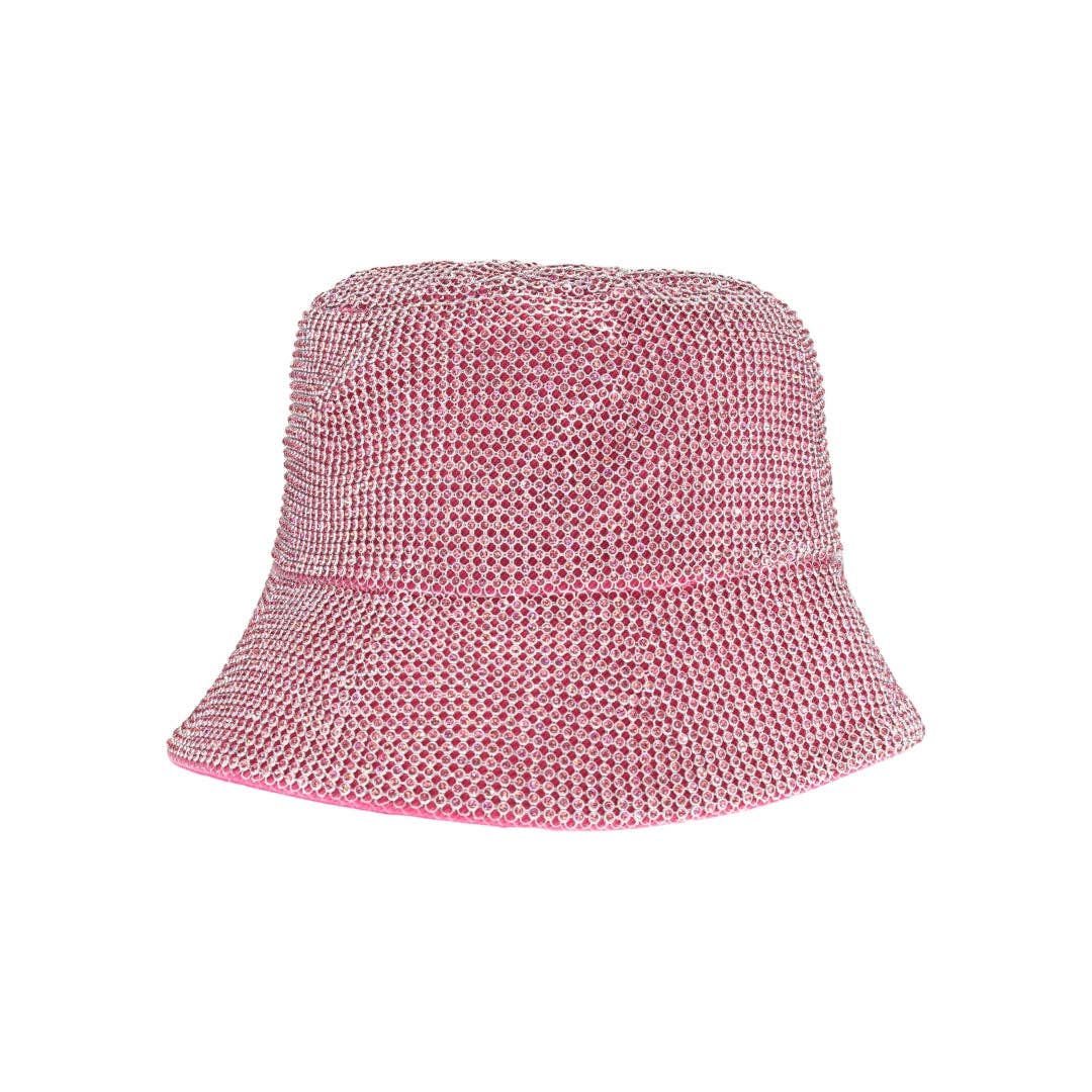 Allover Rhinestone Bucket Hat C.C Beanie