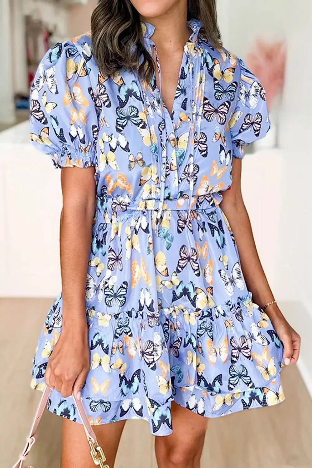 Butterfly Bliss Ruffle Dress Florida Girl Fashion Boutique