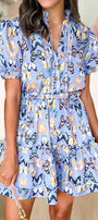 Butterfly Bliss Ruffle Dress Florida Girl Fashion Boutique