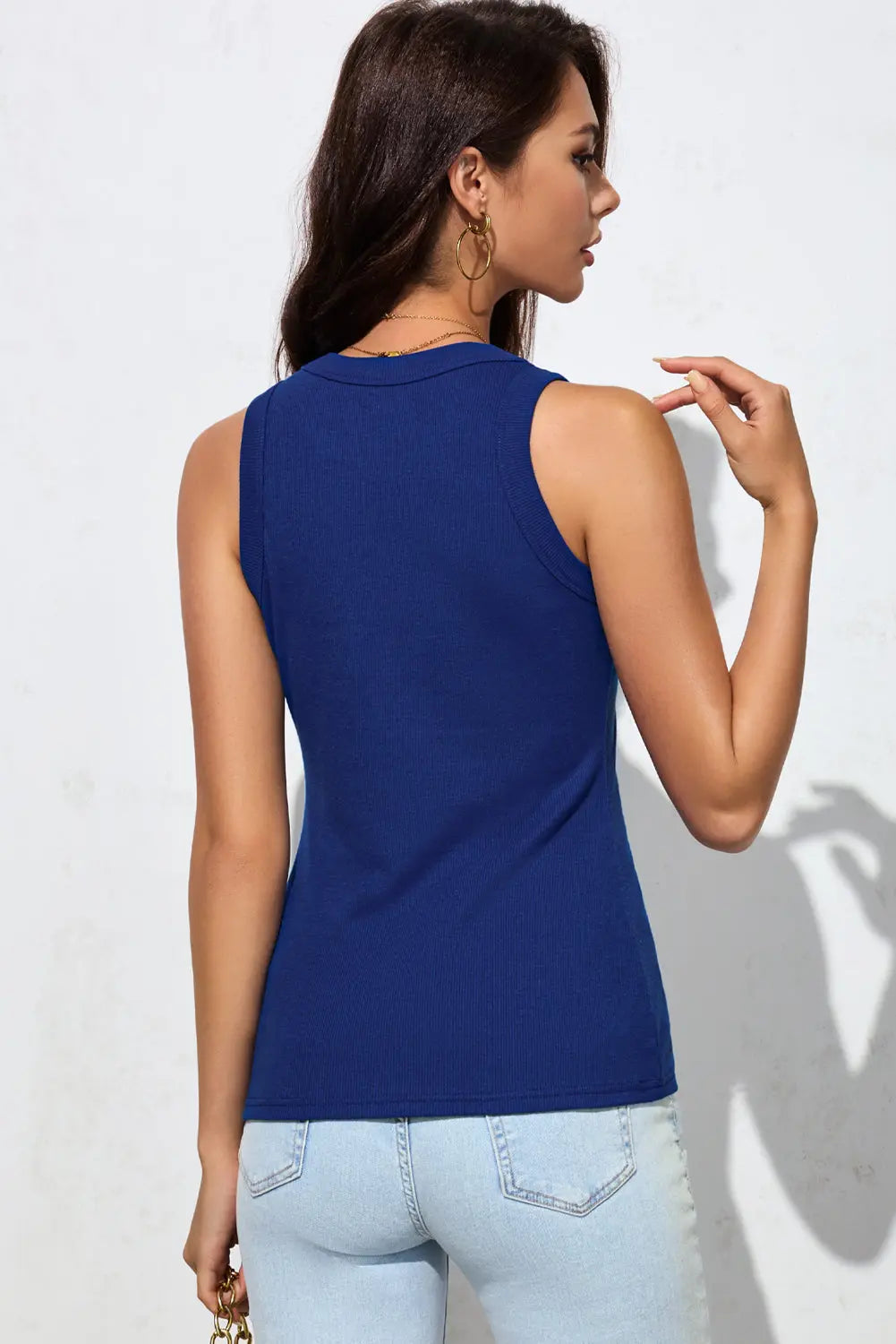 Basic Round Neck Tank Florida Girl Fashion Boutique