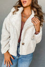 White Fuzzy Jacket Florida Girl Fashion Boutique
