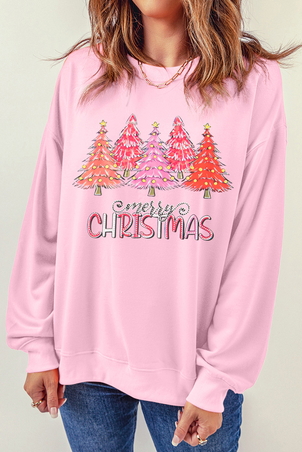 Merry Christmas Tree Sweatshirt Florida Girl Fashion Boutique