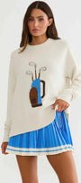 Beach Riot Callie Sweater Opal Sky