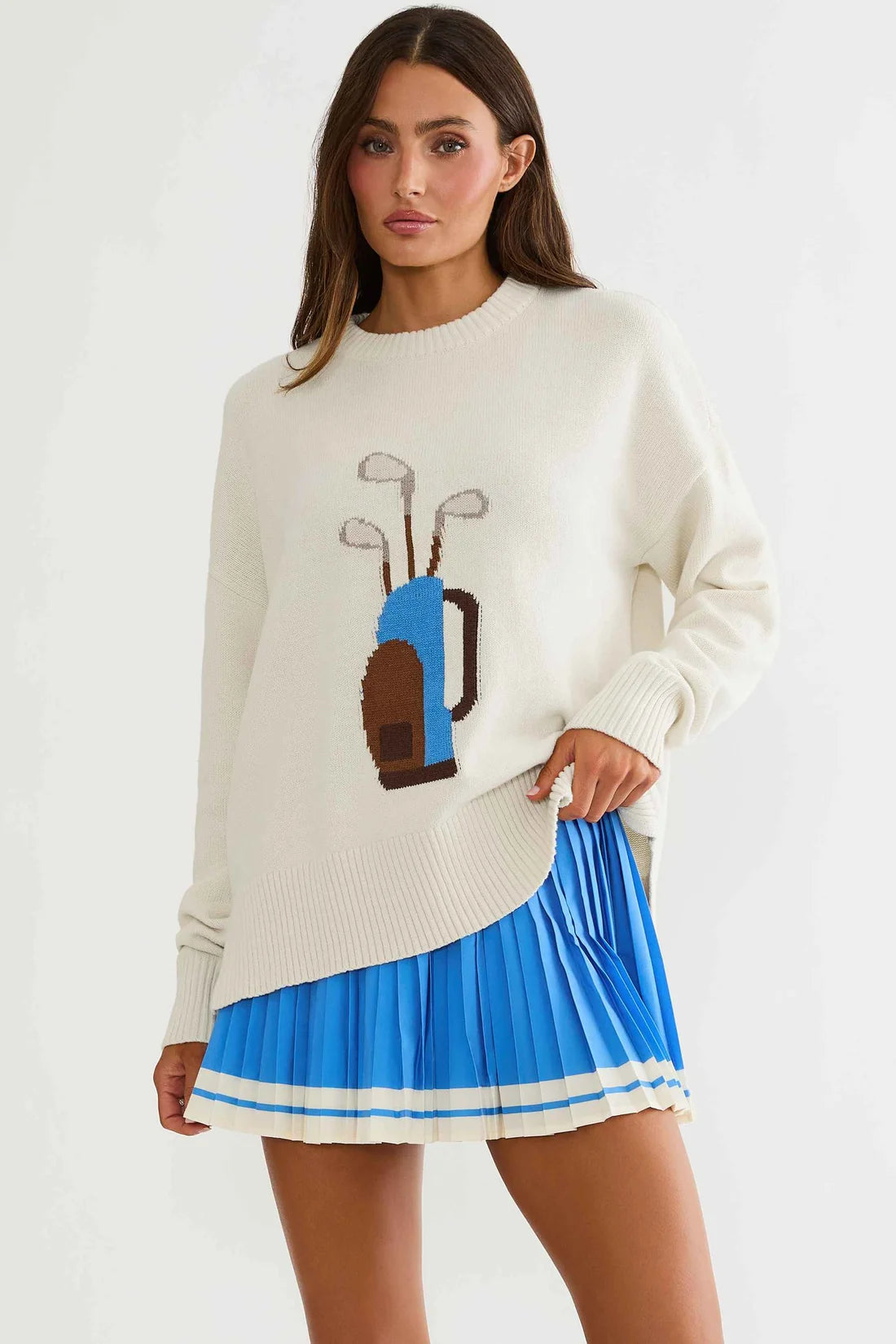 Beach Riot Callie Sweater Opal Sky
