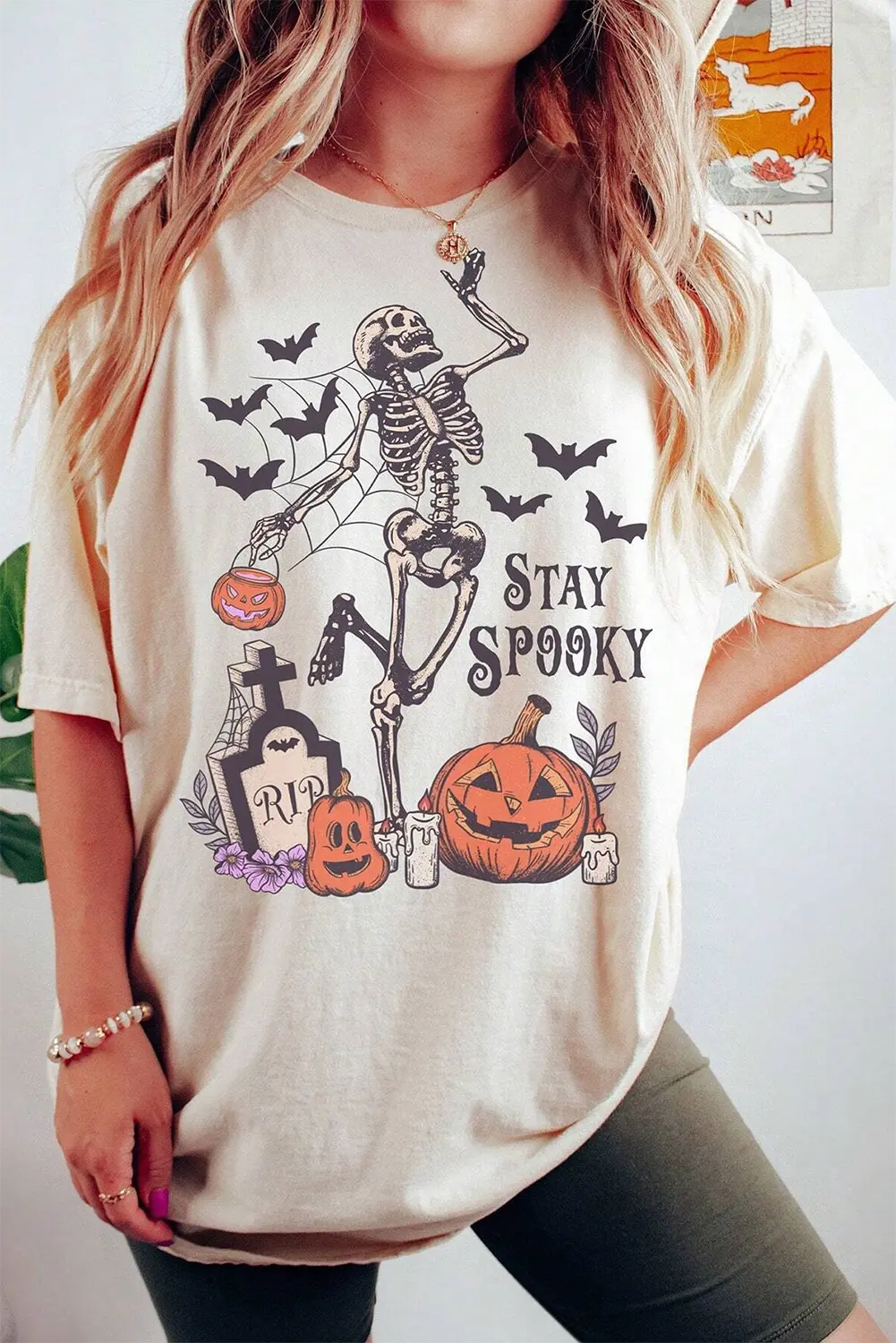 Stay Spooky Skeleton Tee Florida Girl Fashion Boutique