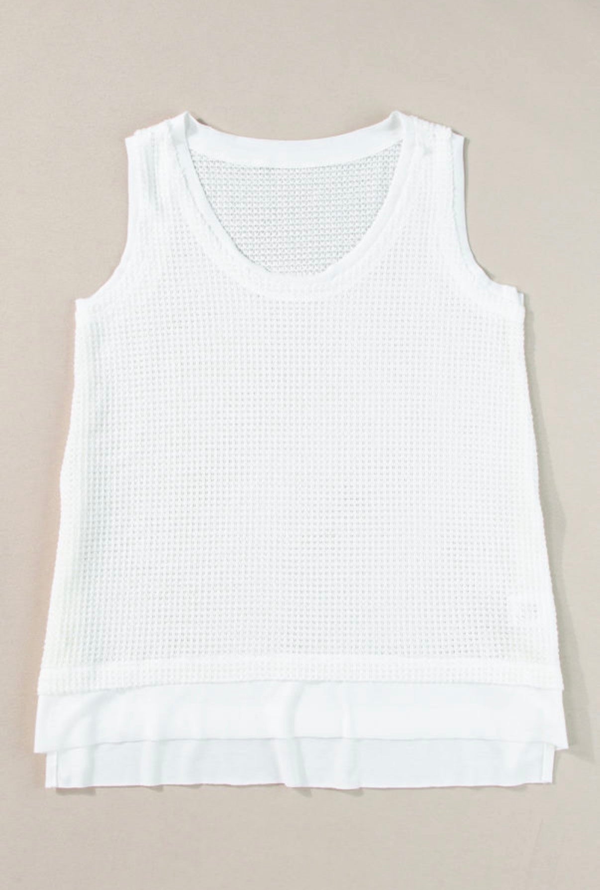 Coastal Breeze Waffle Tank