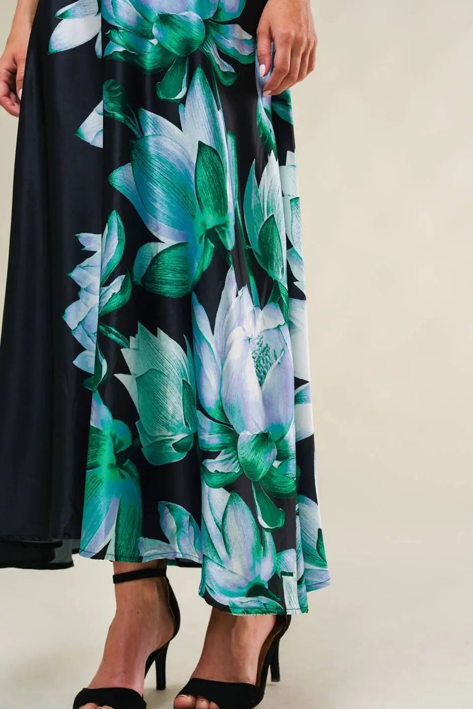 Teal Floral Party Dress Florida Girl Fashion Boutique