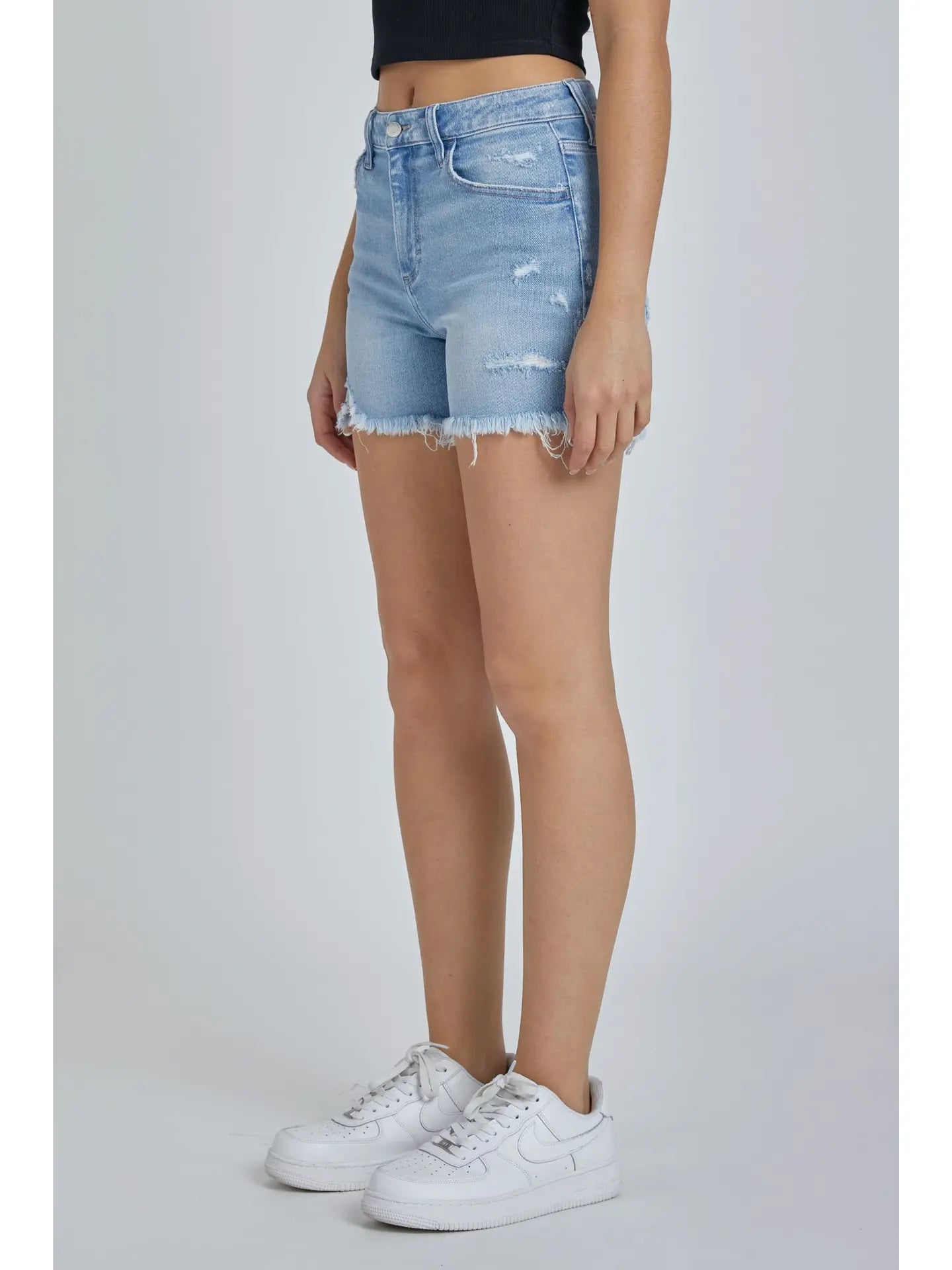 Cello Uneven Hem Shorts Florida Girl Fashion Boutique