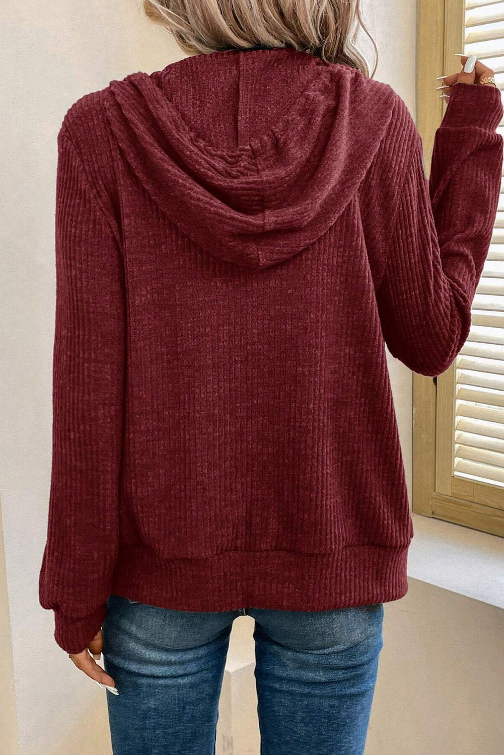 Dahlia Ribbed Zip Up Florida Girl Fashion Boutique