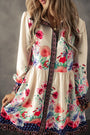 Long Sleeve Floral Button Dress Florida Girl Fashion Boutique