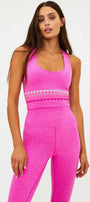 Beach Riot Yara Top Electric Pink Soft Serve