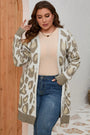 Beige Leopard Plus Cardi Florida Girl Fashion Boutique
