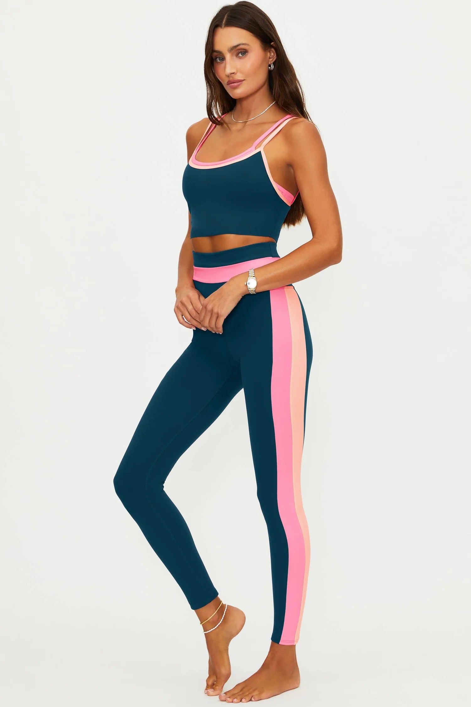 Beach Riot Mariella Legging Seashell Isle Colorblock Matte