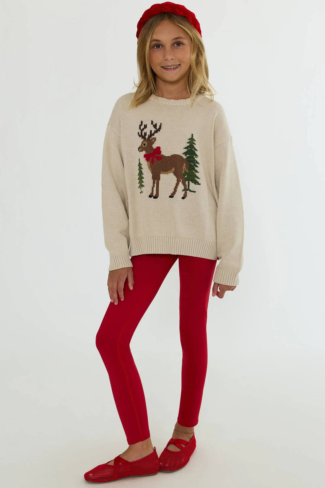 Beach Riot Little Peppa Legging Crimson