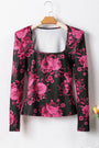 Rose Floral Print Top Florida Girl Fashion Boutique