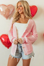 Ribbed Knit Scalloped Edge Cardi Florida Girl Fashion Boutique