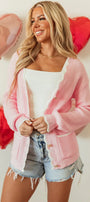 Ribbed Knit Scalloped Edge Cardi Florida Girl Fashion Boutique