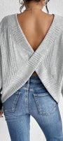 Crossover Backless Top Florida Girl Fashion Boutique