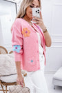 Knitted Floral Cardi Florida Girl Fashion Boutique