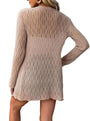 Tan Ogee Print Cardigan Florida Girl Fashion Boutique