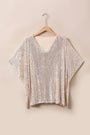 Sequin V Neck Top Florida Girl Fashion Boutique