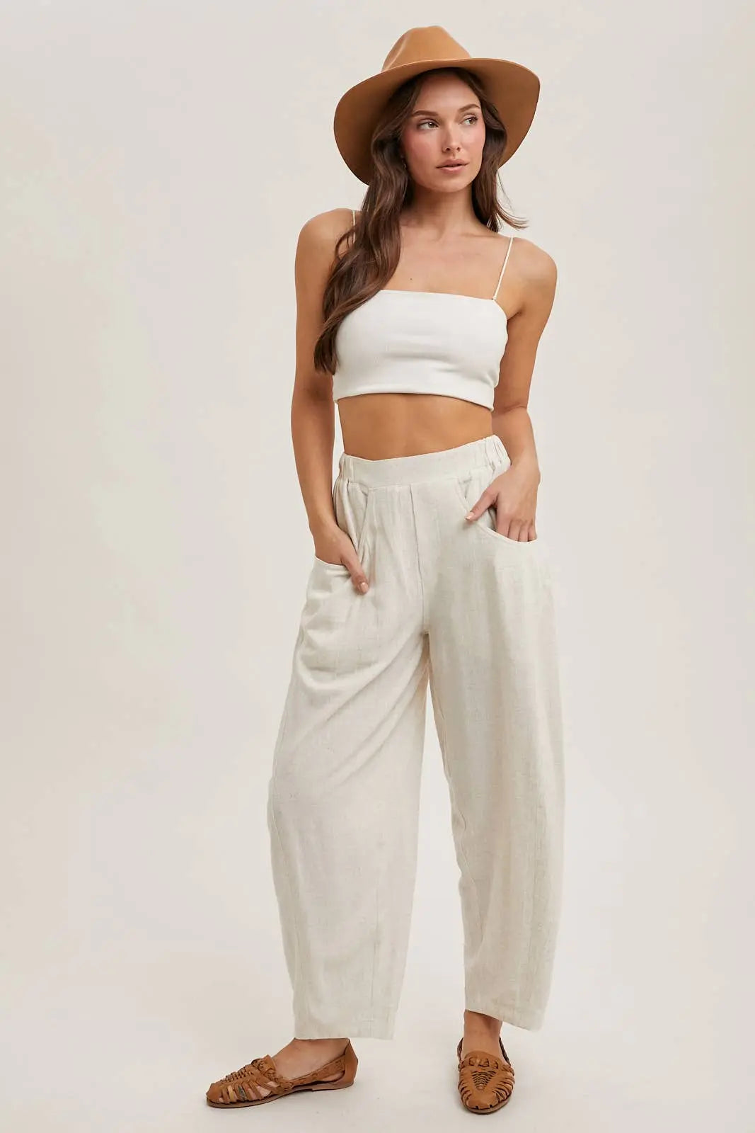 Relaxed Barrel Pants Bluivy