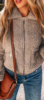 French Fuzzy Jacket Florida Girl Fashion Boutique