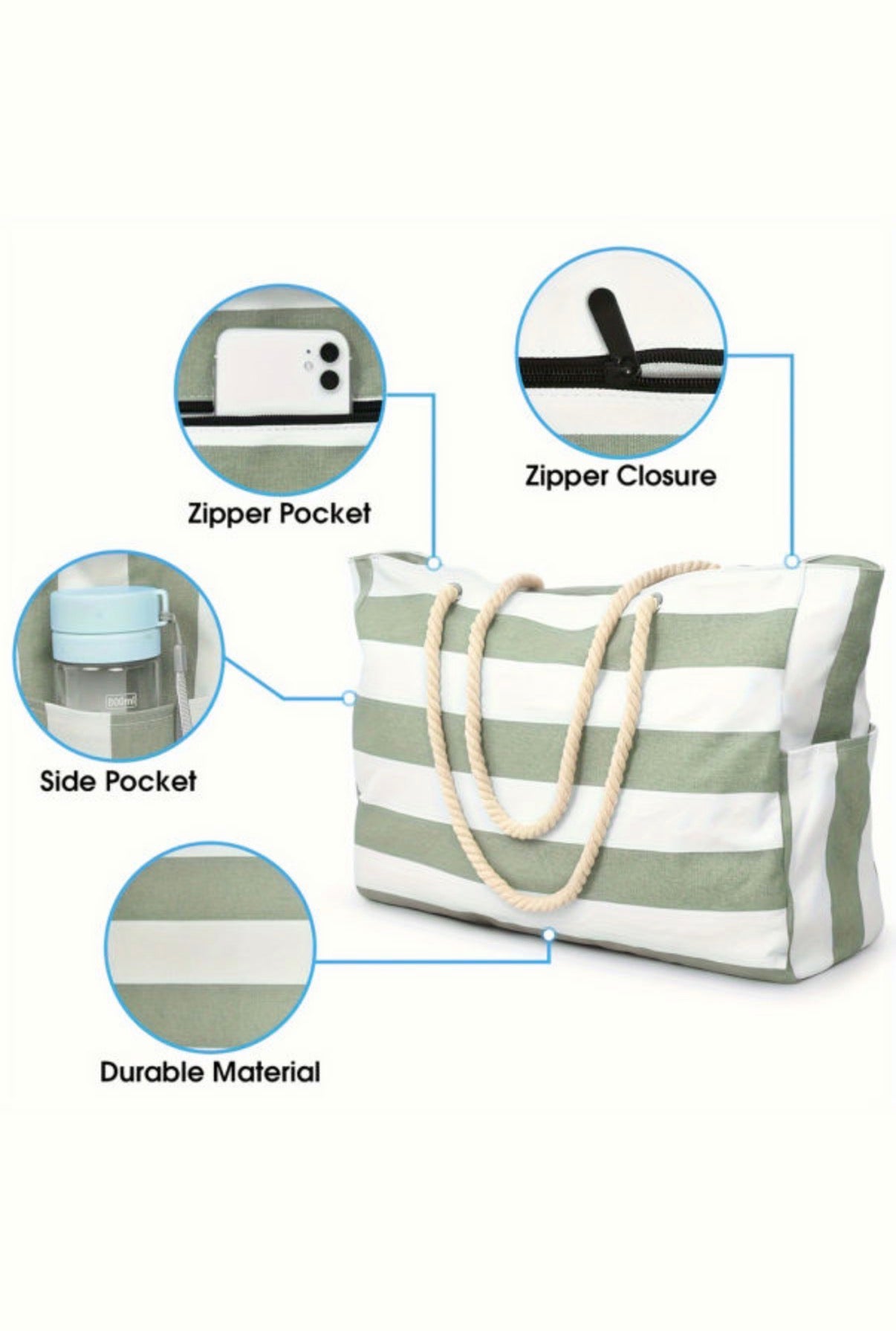 Coastal Escape Oversized Beach Tote