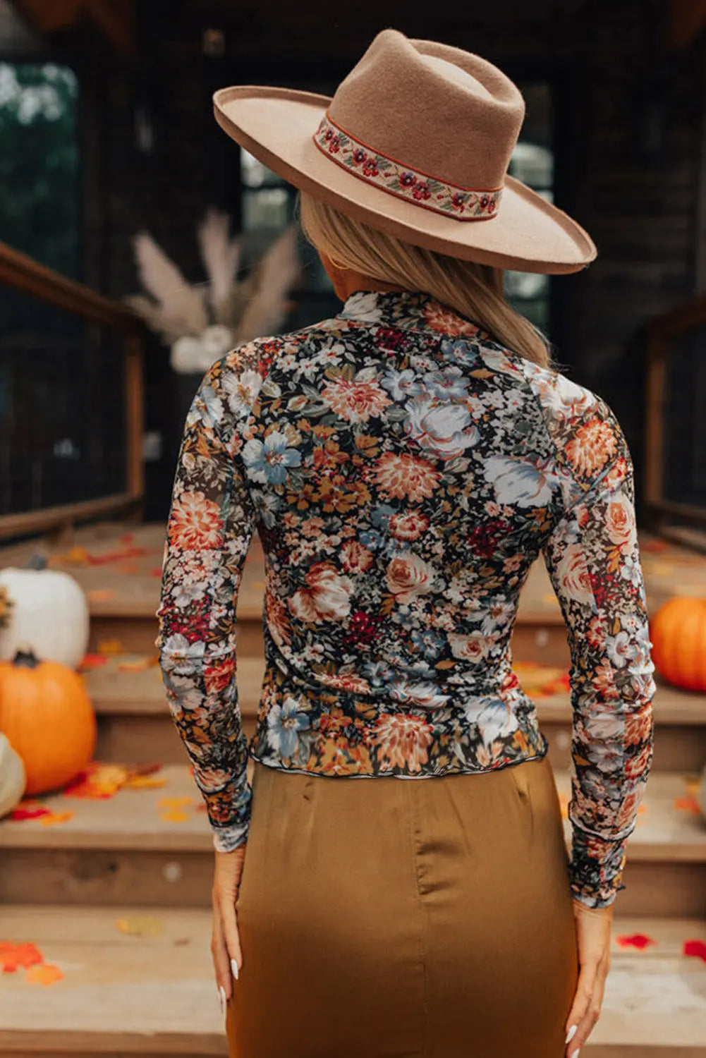 Boho Floral Mesh Top Florida Girl Fashion Boutique