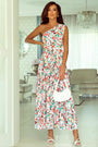 Boho Floral One Shoulder Maxi Florida Girl Fashion Boutique