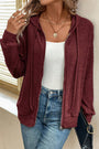Dahlia Ribbed Zip Up Florida Girl Fashion Boutique