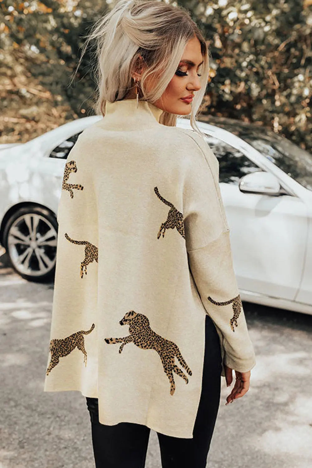 Running Cheetah Sweater Florida Girl Fashion Boutique