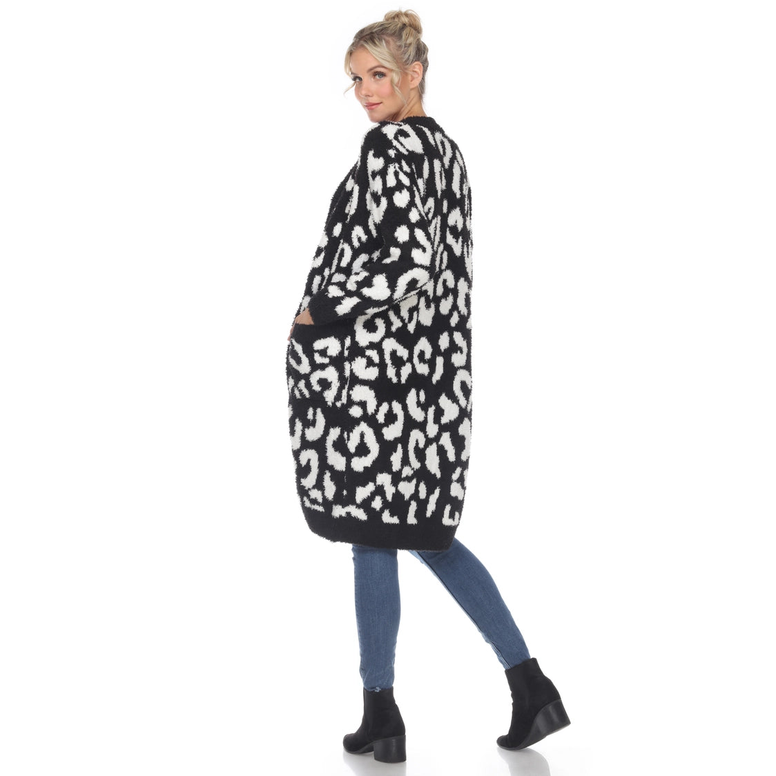 Leopard Sherpa Cardigan Florida Girl Fashion Boutique