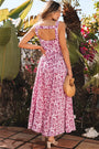 Sunset Bloom Backless Maxi Florida Girl Fashion Boutique