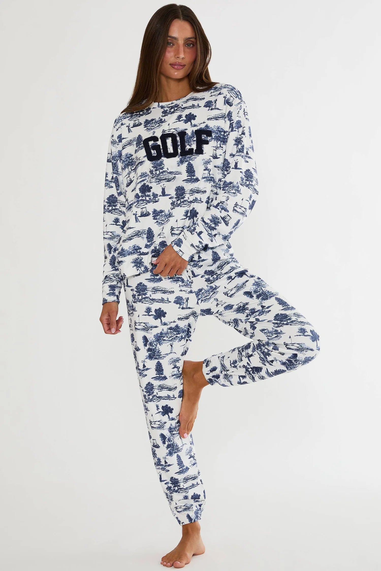 Beach Riot Cassia Top Evening Golf Toile