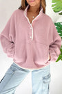 Pink Sherpa Pullover Florida Girl Fashion Boutique