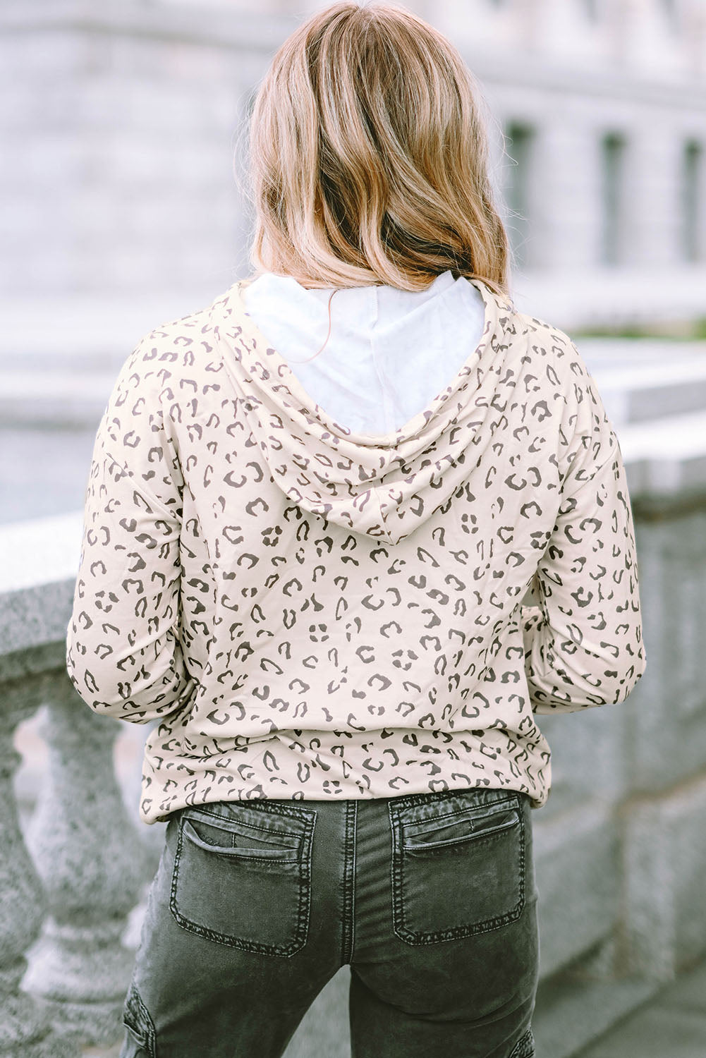 Leopard Drawstring Hoodie Florida Girl Fashion Boutique