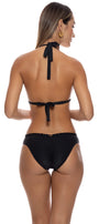 Luli Fama BARE INTENTIONS - Seamless Full Ruched Back Bottom — Black