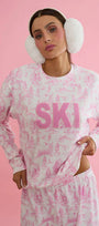 Beach Riot Cassia Top Powder Pink Toile