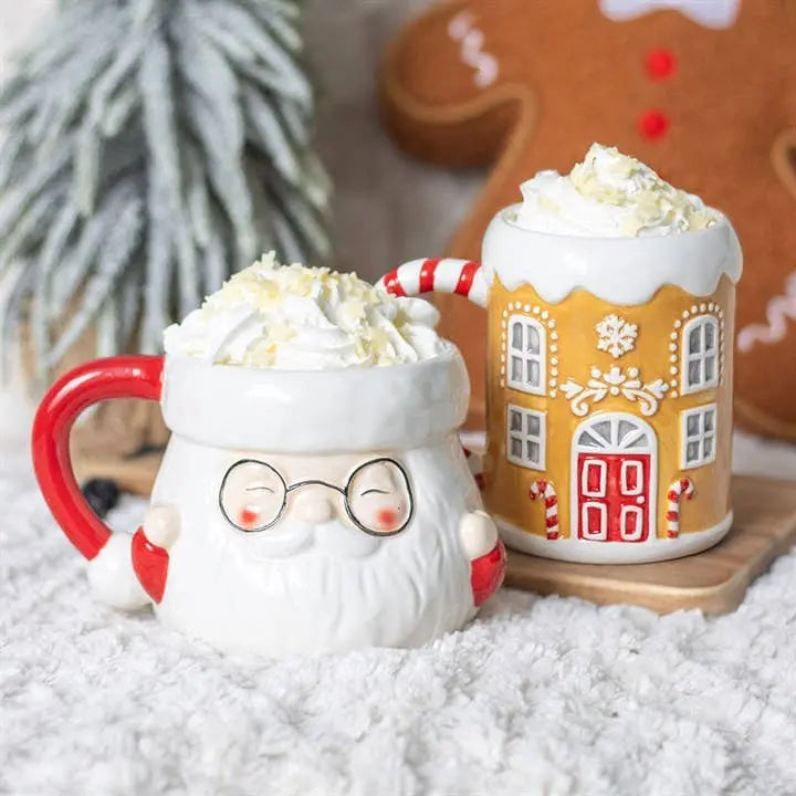 Santa Claus Shaped Christmas Mug Something Different Wholesale