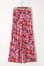 Purple Floral Wide Leg Pant Florida Girl Fashion Boutique