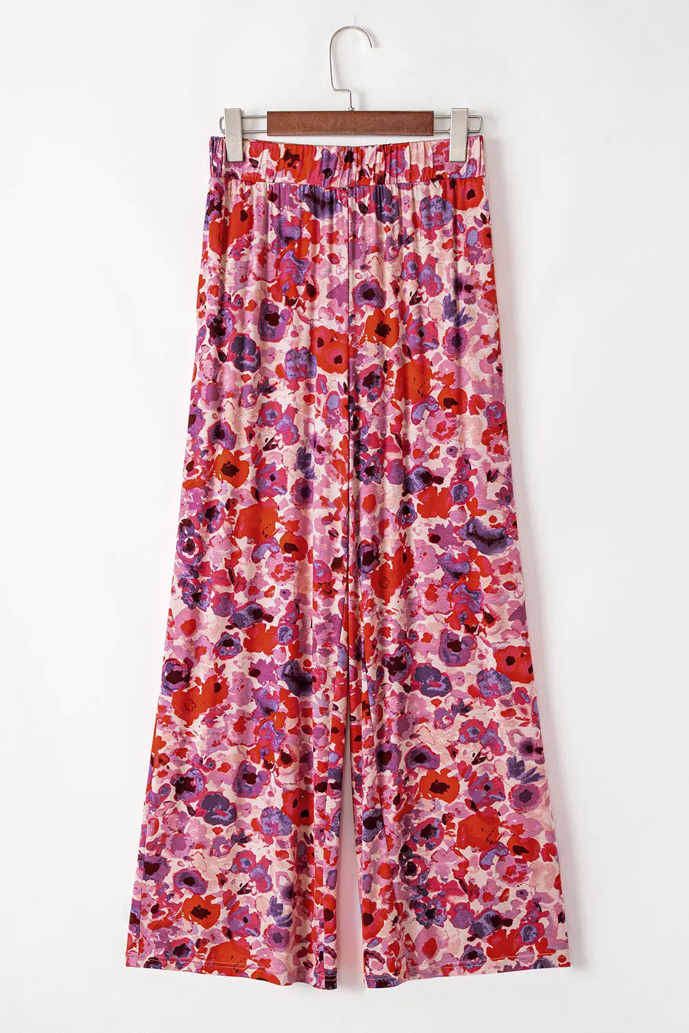 Purple Floral Wide Leg Pant Florida Girl Fashion Boutique