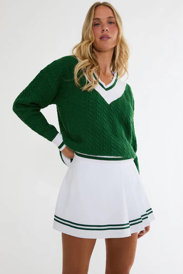 Beach Riot Sorrel Skort 13" Putting White