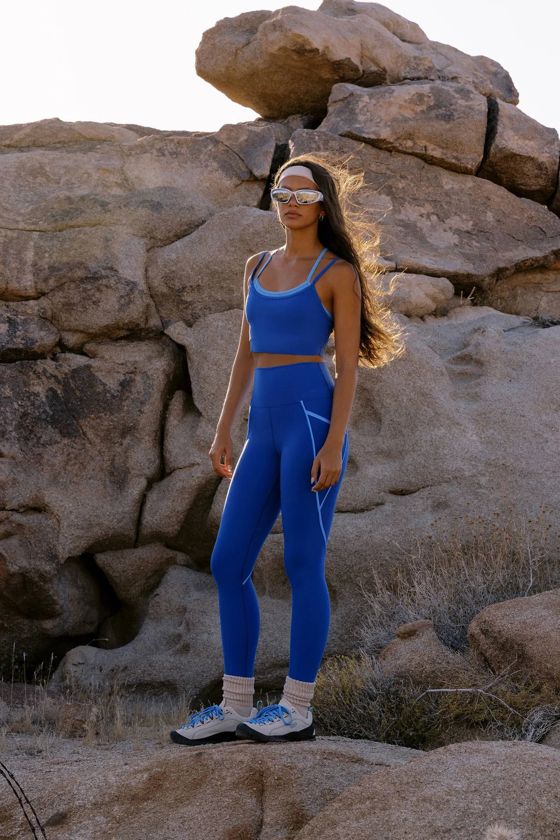 Beach Riot Von 7/8 Legging Midnight Bluebell Colorblock
